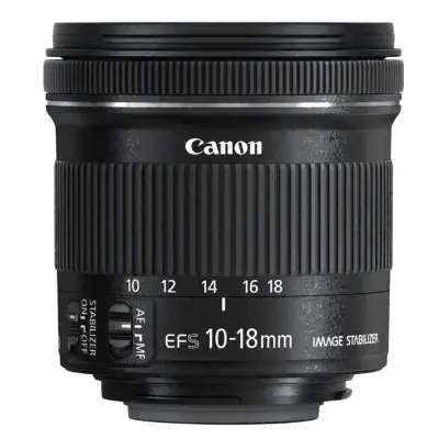 Canon EF-S 10-18mm f/4.5-5.6 IS STM Lens - Black