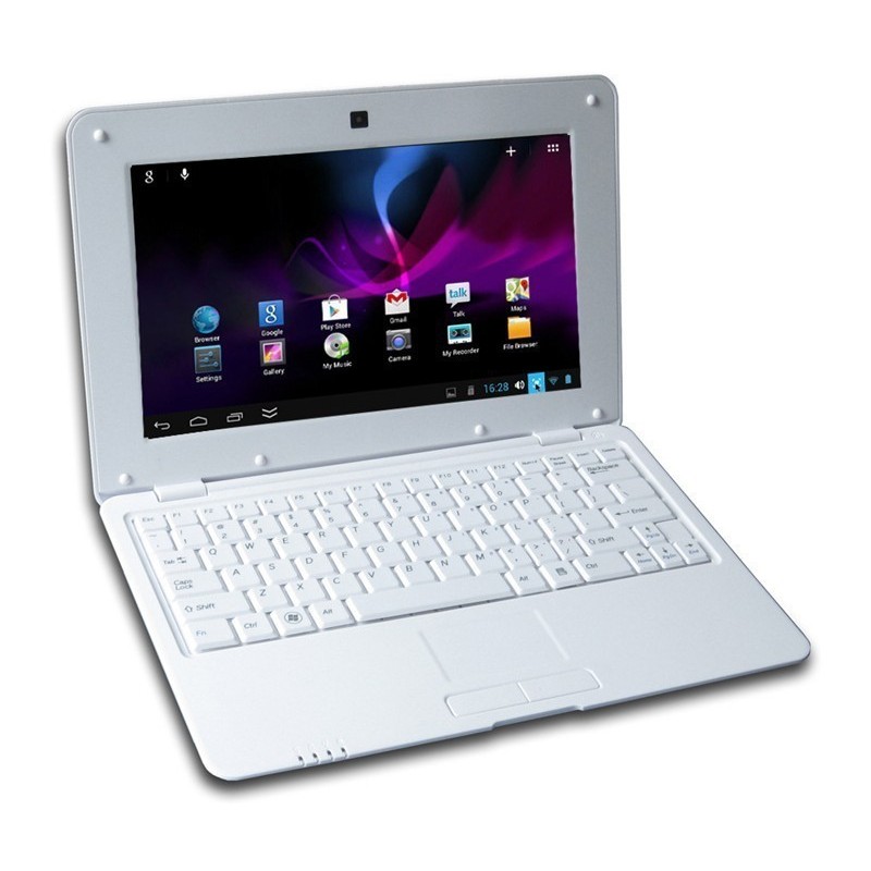 DWO Netbook 10.1inch Android 4.2 Wifi VIA 8880 512MB RAM 4G mini laptop HDMI Output Camera 0.3M (White) - intl
