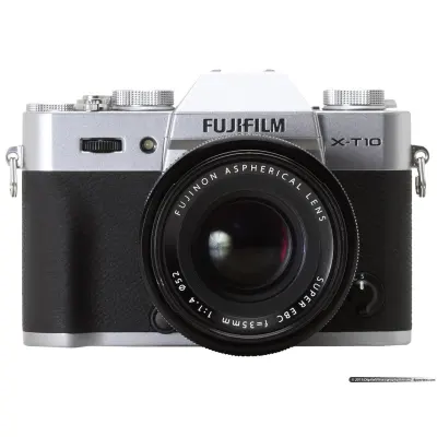 Fujifilm X-T10 Mirrorless Digital Camera Body Only (Silver)
