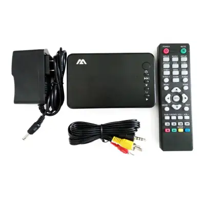 Full HD Media Player Mini Autoplay 1080p SD/U Disk HDD Media Player With AV/VGA SD Output Support MKV H.264 RMVB WMV - intl