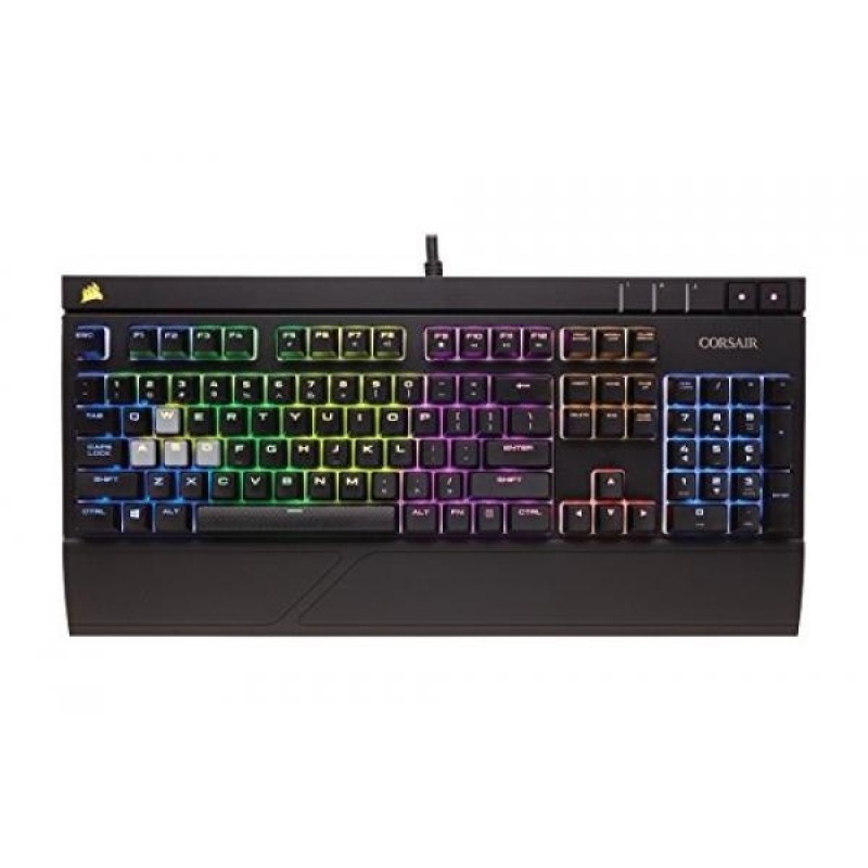 GPL/ Corsair STRAFE RGB Mechanical Gaming Keyboard, Backlit Multicolor LED, Cherry MX Red/ship from USA - intl Singapore