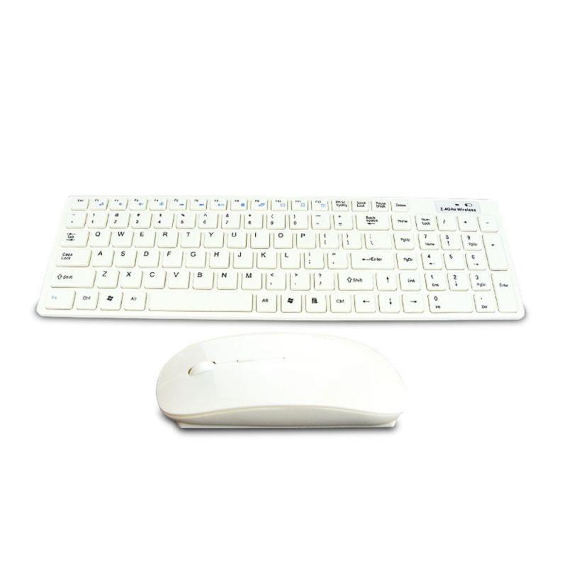 usb white wireless keyboard and mouse combo