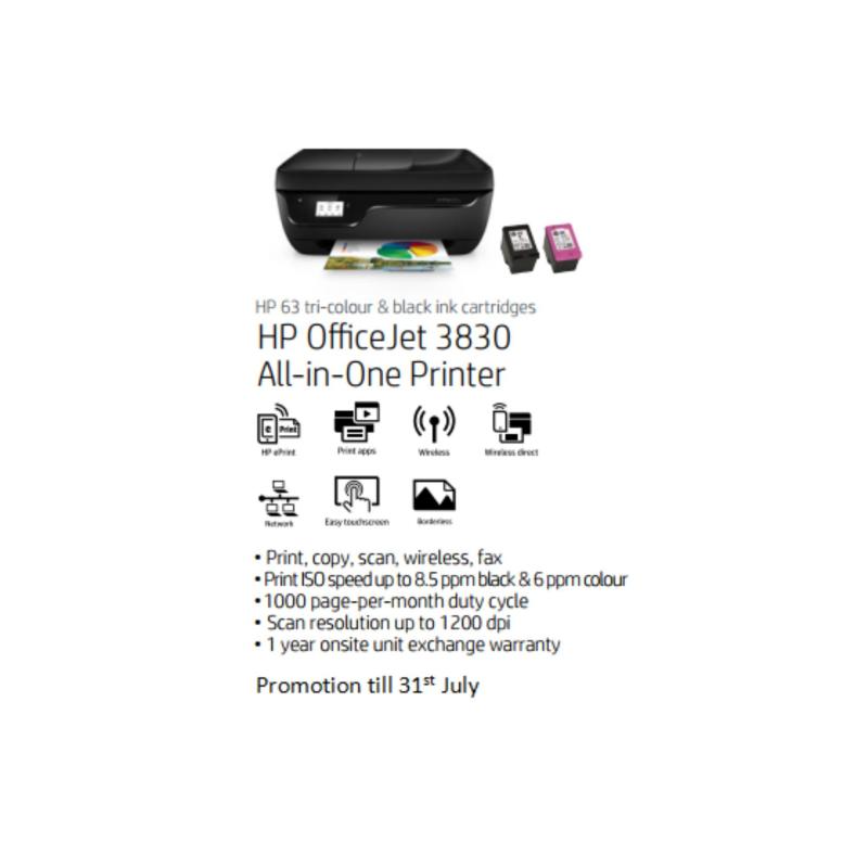 HP OfficeJet 3830 All-in-One Singapore