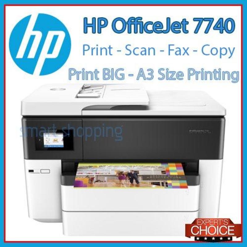 HP OfficeJet Pro 7740 Wide Format All-in-One Printer B-size Business Ink All-in-One Printers Singapore