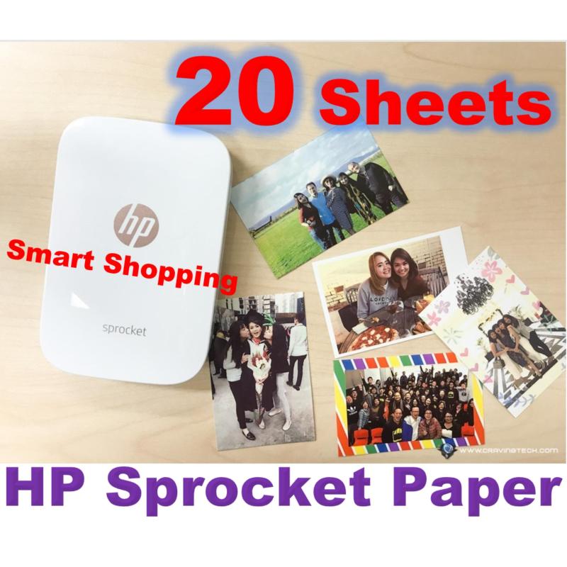 HP SPROCKET ZINK® Sticky-backed 2 x3 Photo Paper (20 Sheets) Express delivery Singapore