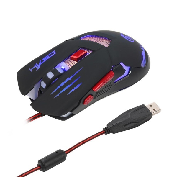 HXSJ USB wired Discoloration Russian version of the game keyboard + Gaming Mouse Singapore