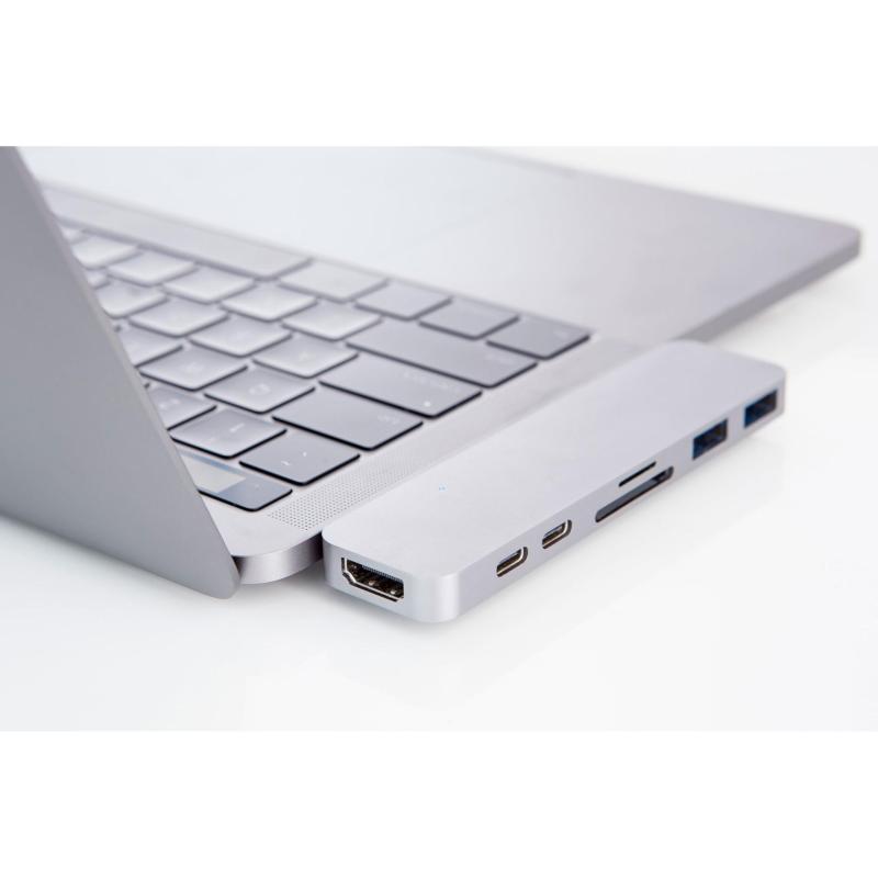 HyperDrive Thunderbolt 3 USB-C 3.1 Hub for MacBook Pro, Silver