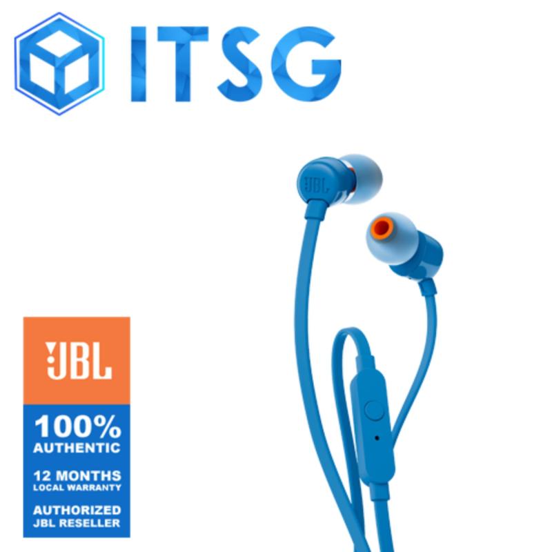 JBL T110 (Blue) / Sound / Game / Music / Earphone / Audio / Headset Singapore