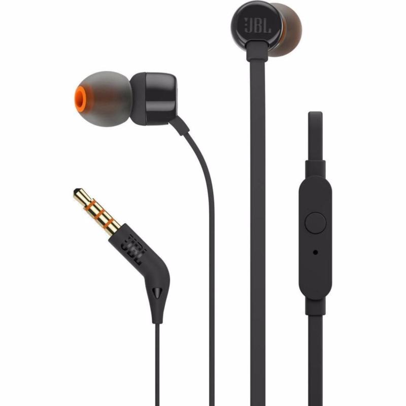 (PROMO) JBL T110 In-Ear Headphones (Black) (Local Distributors Stocks) Singapore