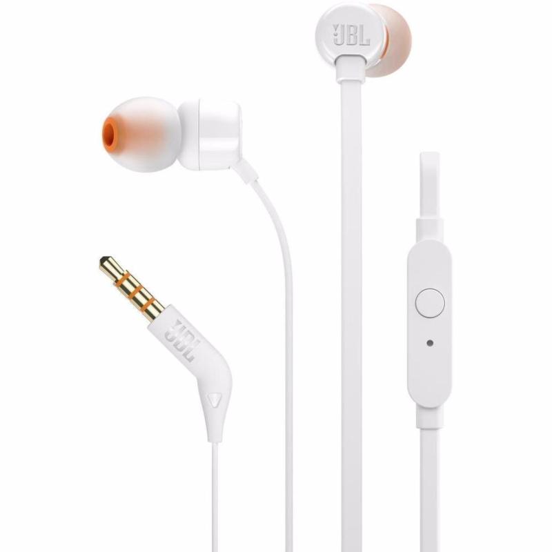 JBL T110 In-Ear Headphones (White) (Local Distributors Stocks) Singapore