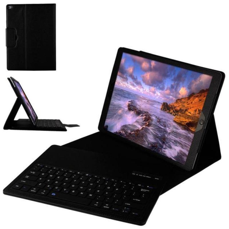 Leather Flip Wireless Bluetooth Keyboard Case Cover for ipad Pro 12.9 inch BK Singapore
