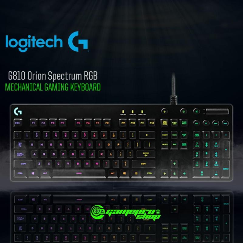Logitech G810 Orion Spectrum RGB Mechanical Gaming Keyboard *CEE SHOW* Singapore