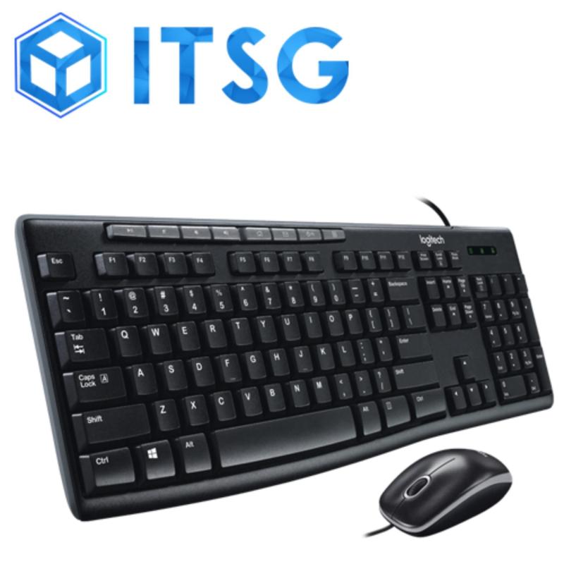 LOGITECH MK200 MEDIA COMBO (wired combo with music controls) Mouse / Keyboard / Wired / Gaming Singapore