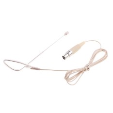 Magideal Ear Hook Wired Wear Headset Headworn Microphone Beige Xlr 3pin - Intl By Magideal