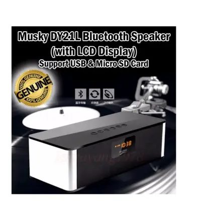 Musky Dy21l Bluetooth Speaker Portable Wireless Fm Radio Sd Card Stereo Sound