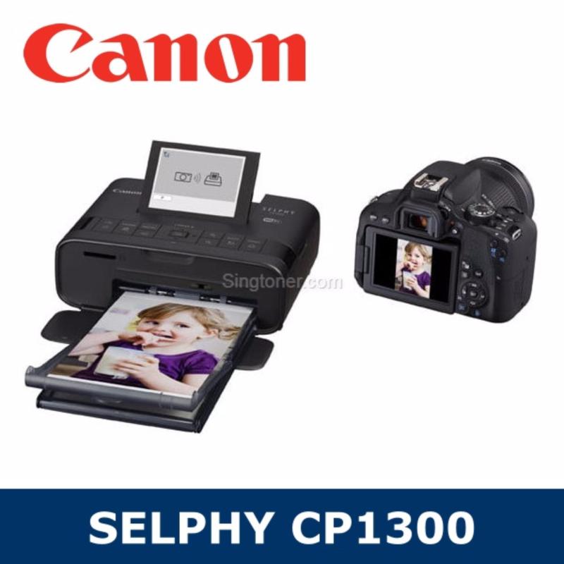 [Singapore Warranty]  Canon SELPHY CP1300 Mobile Wi-Fi Printer With Variety of Print Functions - Black Color Singapore