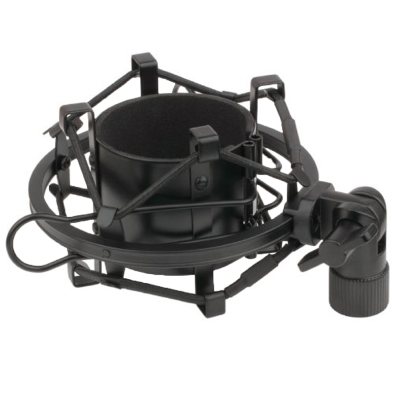 niceEshop Anti Vibration Suspension Microphone Shock Mount Holder Clip(Black) Singapore