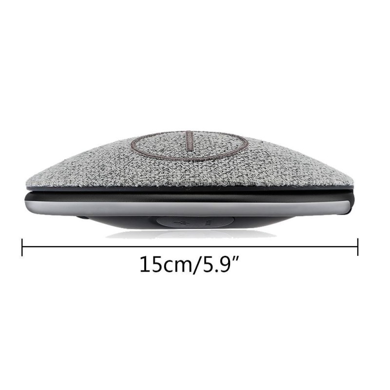 niceEshop Dome Wireless Protable Bluetooth Speaker With Microphones, 10W Water Resistant Shower Surround Sound Speaker - Dark Grey Singapore