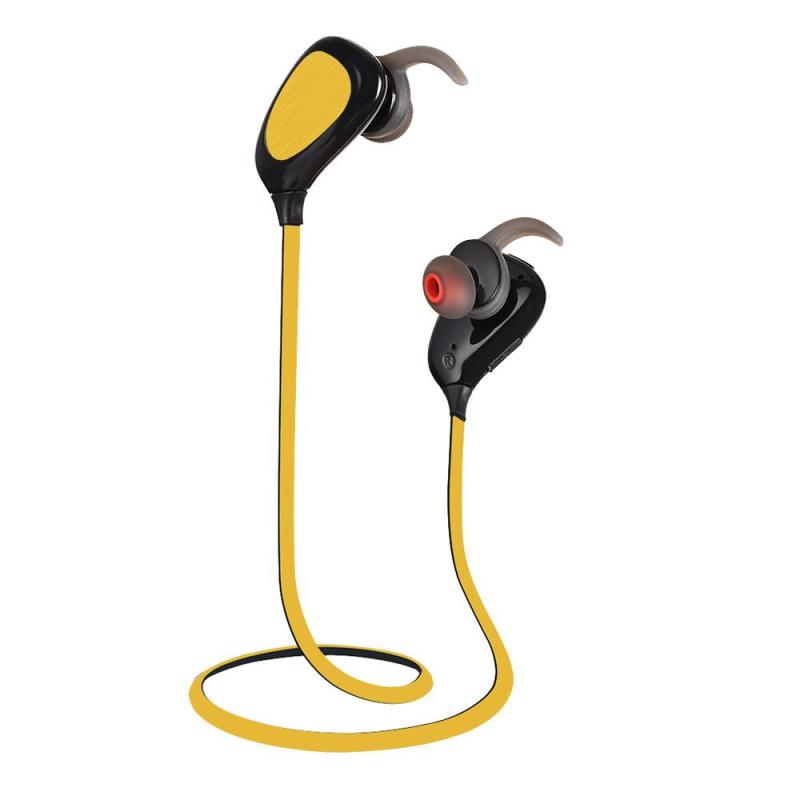 niceEshop In-Ear Earbuds Wireless Earphones Bluetooth Headphones Sport Wireless Sweatproof Earphones Bluetooth 4.1 For Running, Yellow Singapore