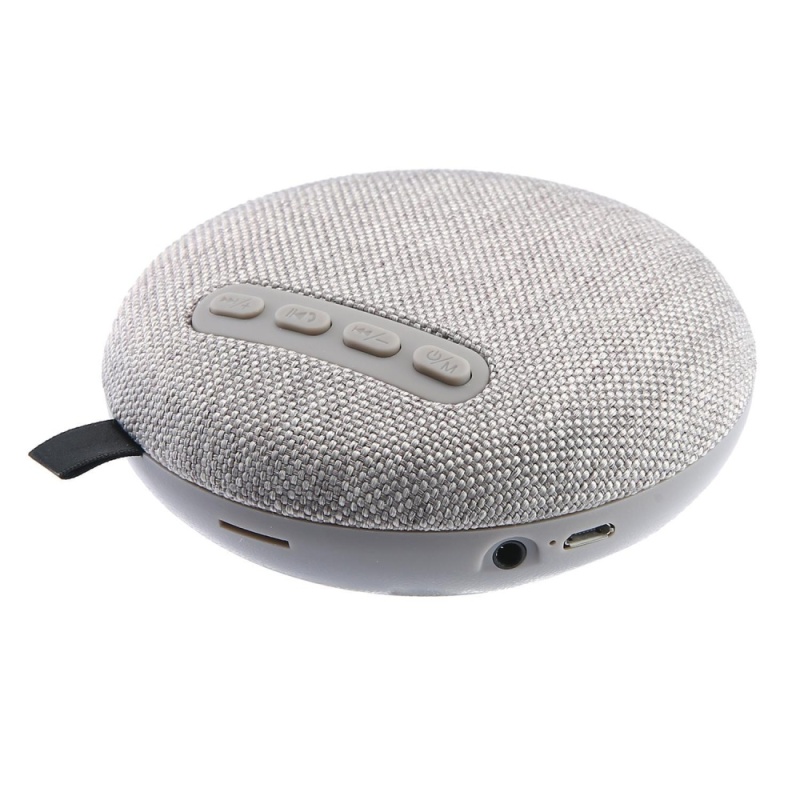 niceEshop Wireless Stereo Bluetooth Speaker, Travel Portable Speaker For Smartphone Tablet Computer (Grey) - intl Singapore