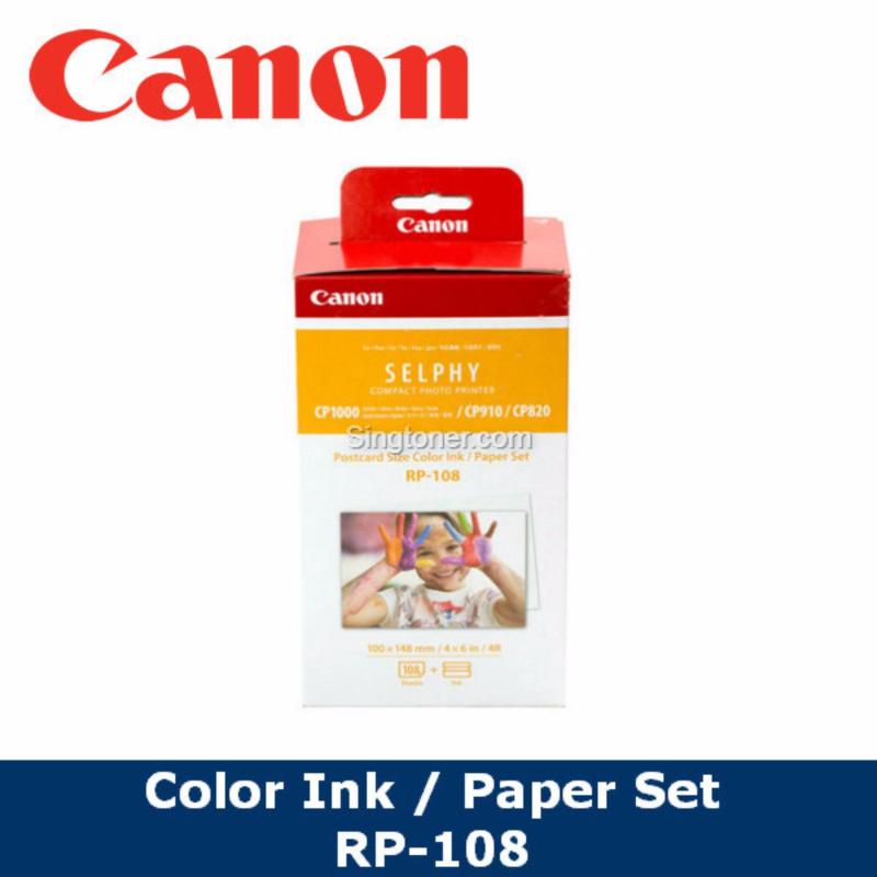 [Original] Canon RP-108 High-Capacity Color Ink/Paper Set Singapore