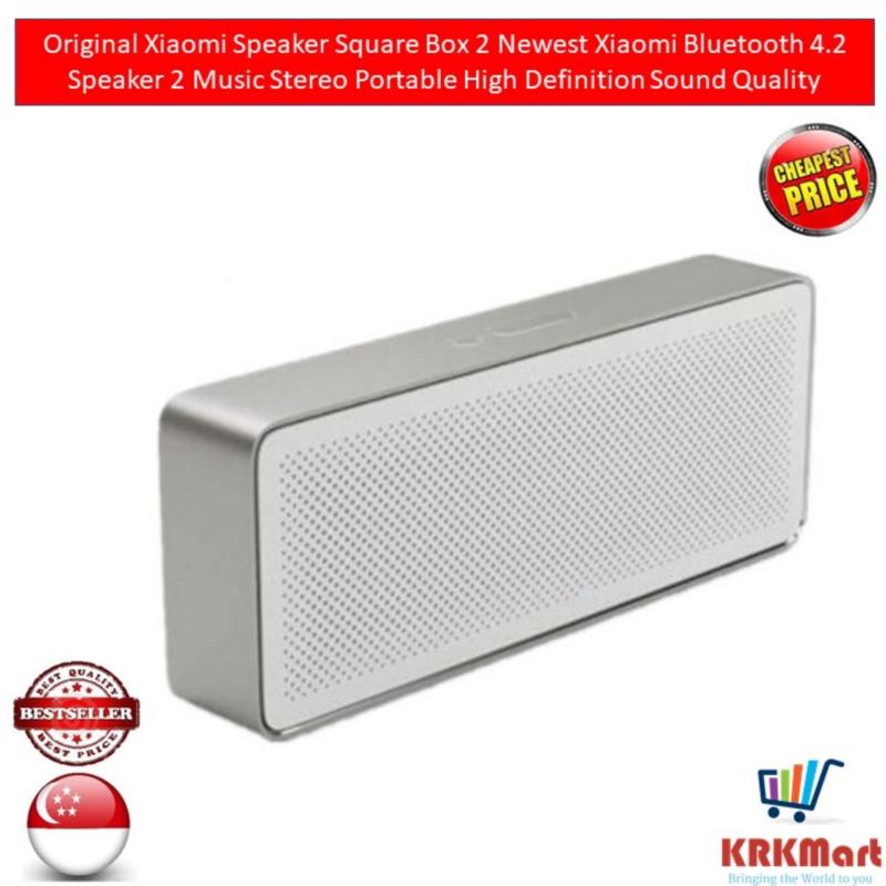 Original Xiaomi Speaker Square Box 2 Newest Xiaomi Bluetooth 4.2 Speaker 2 Music Stereo Portable High Definition Sound Quality Singapore