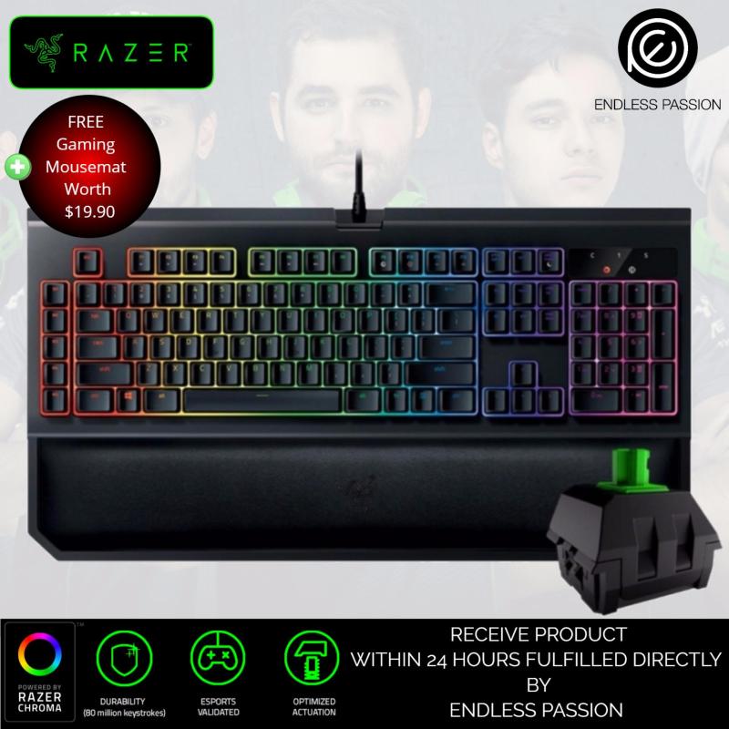 Razer Blackwidow Chroma V2 Mechanical Gaming Keyboard - Green/Orange/Yellow Switch Singapore
