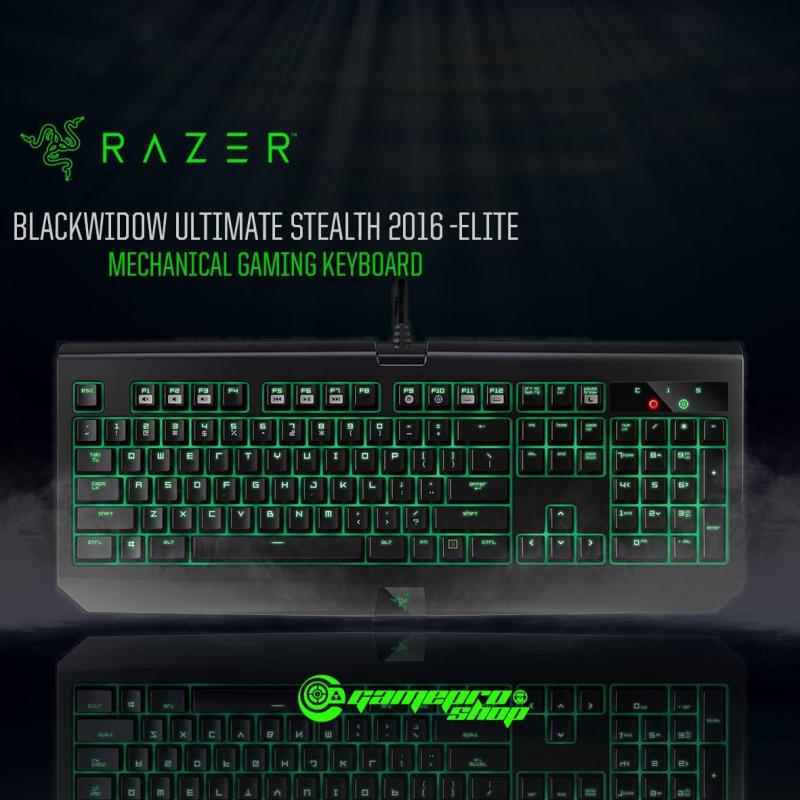 Razer Blackwidow Ultimate 2016 Stealth Gaming Keyboard (Orange Switch - silent) *GSS PROMO* Singapore