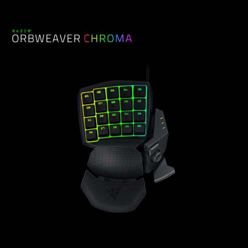 Razer Orbweaver Chroma Gaming Keypad - Mechanical Switch Keypad Singapore