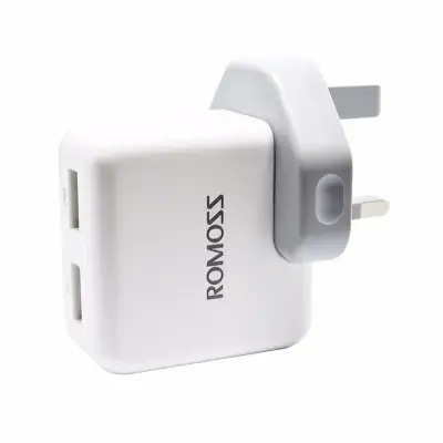 ROMOSS iCharger 12S (100-240V A/C Charger) Dual USB Port Charger