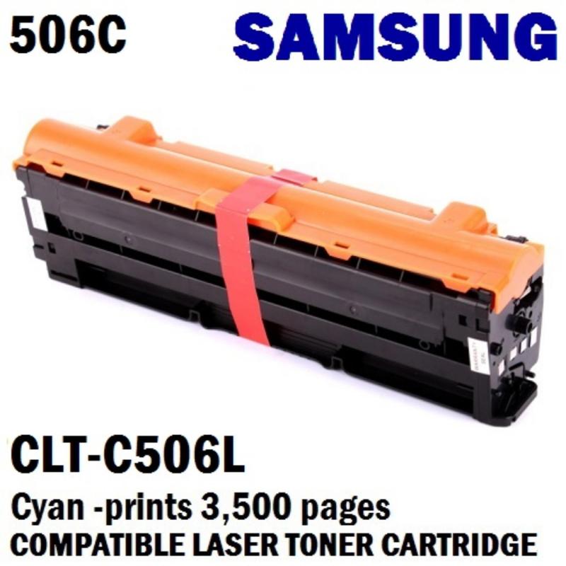 Samsung CLT-C506L  Cyan Compatible  Laser Toner Cartridge (Prints  3.5K Pages) Singapore