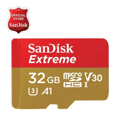 SanDisk Extreme A1 32GB microSDXC UHS-I U3 V30 (Up to 100MB/s Read) Memory Card SDSQXAF