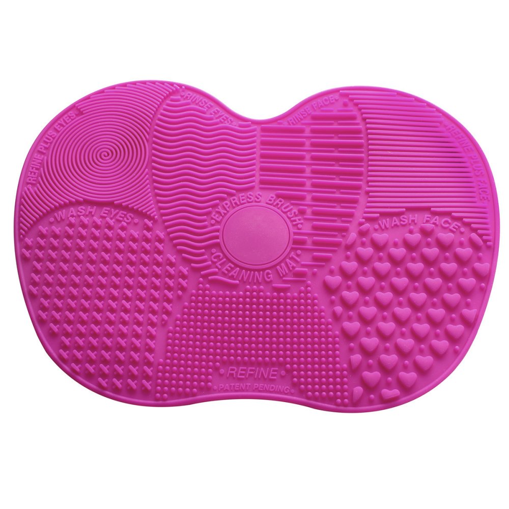 Makeup Accessories Brush Sets Beauty Tools S Lazada Silicone Cosmetic Cleaning Mat Pad Makeup Brush Cleaner Washing Scrubber Board Rose Red