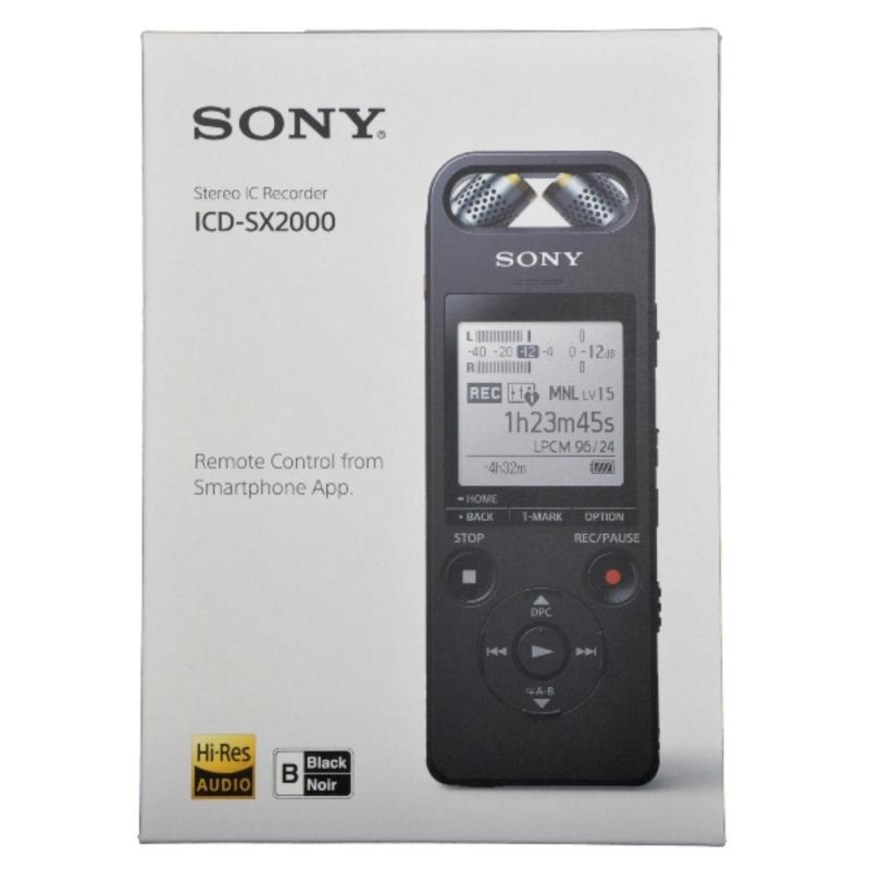 Sony ICD-SX2000 Hi-Res Portable Audio Stereo Recorder 16GB Linear PCM USB Direct Singapore