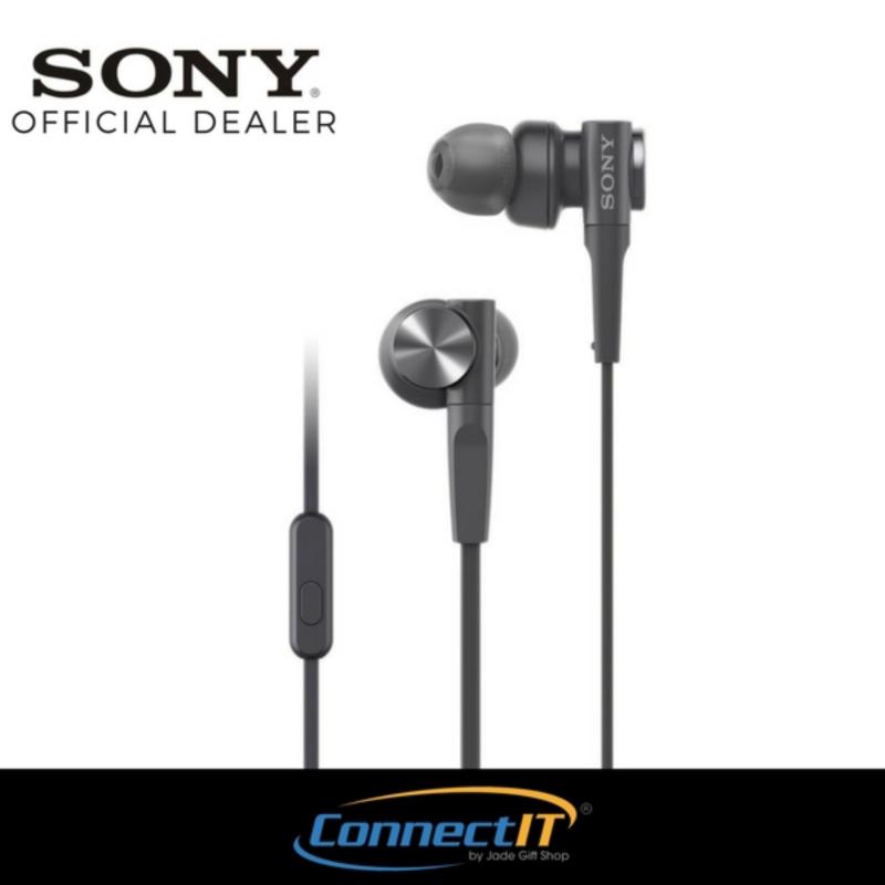 Sony MDR-XB55AP Extra Bass In-Ear Earphones For Smartphones (Black) Singapore