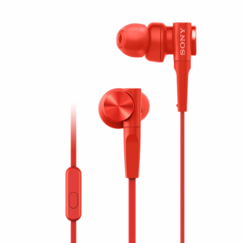 Sony MDR-XB55AP Extra Bass In-earphones - Red Singapore