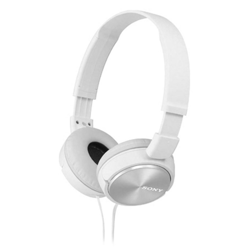 Sony MDR-ZX310/W Headphones On-Ear Sound Monitoring Foldable 30mm 98dB 24Ohms 10-24000Hz 1.2M 125g Y-Cord White Singapore