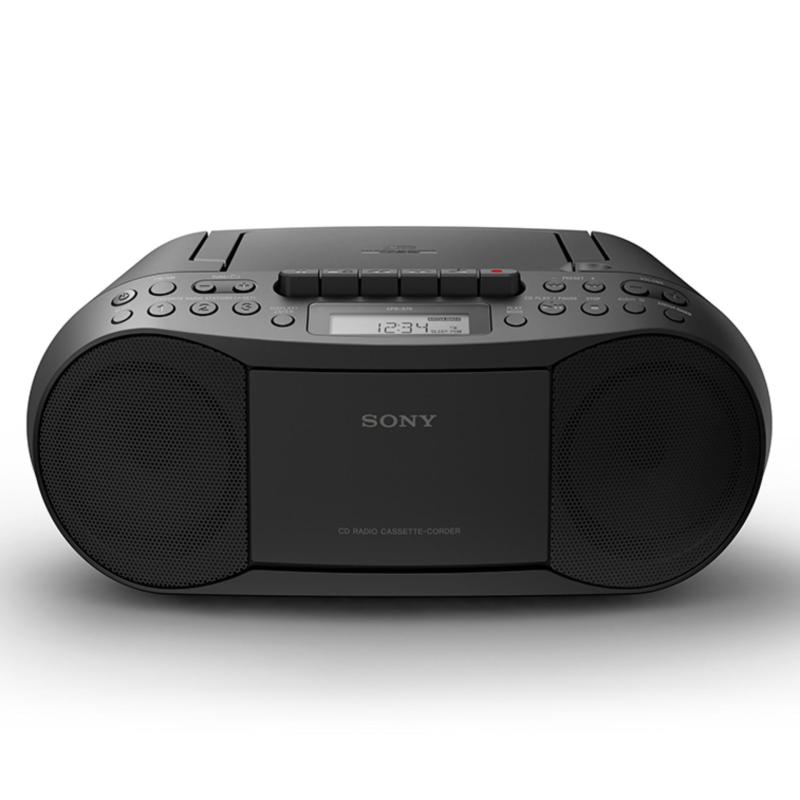 Sony Singapore CFD-S70 Cassette Tape and CD Player with Radio (Black) Singapore