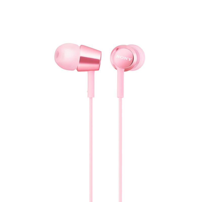 Sony Singapore MDR-EX155AP In-Ear Headphones (Pink) Singapore