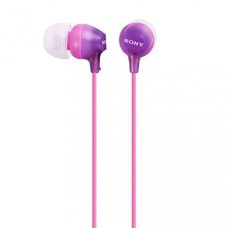 Sony Singapore MDR-EX15LP In-Ear Headphone (Violet) Singapore