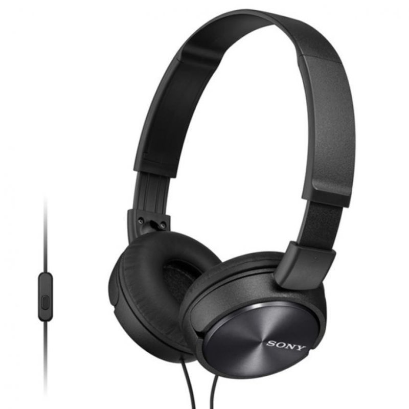 Sony Singapore MDR-ZX310AP On-ear Headphone with Mic (Black) Singapore