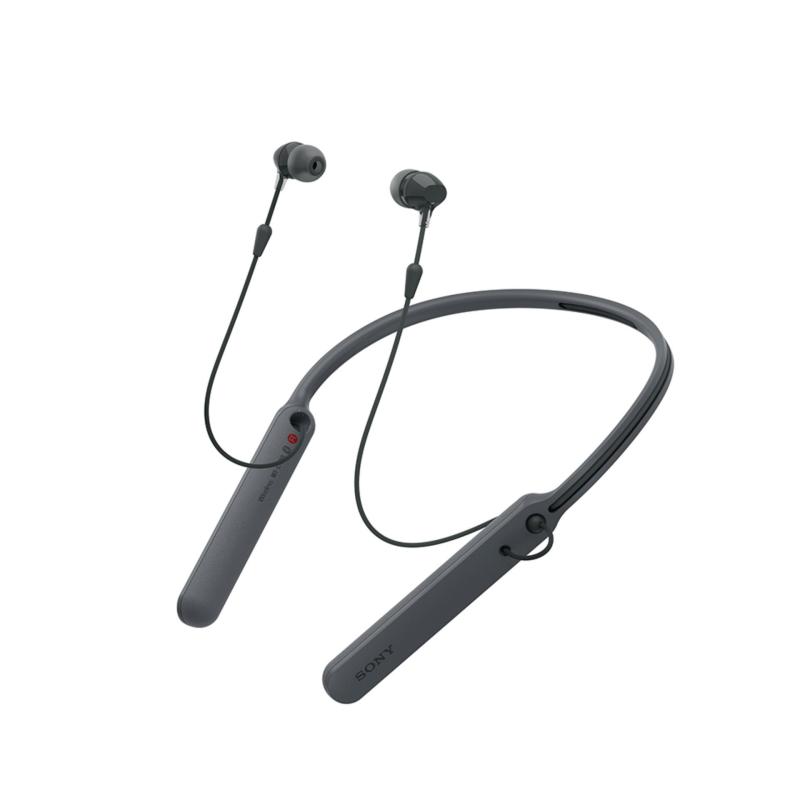 Sony Singapore WI-C400 Wireless Neckstyle In-Ear Headphones (Black) Singapore