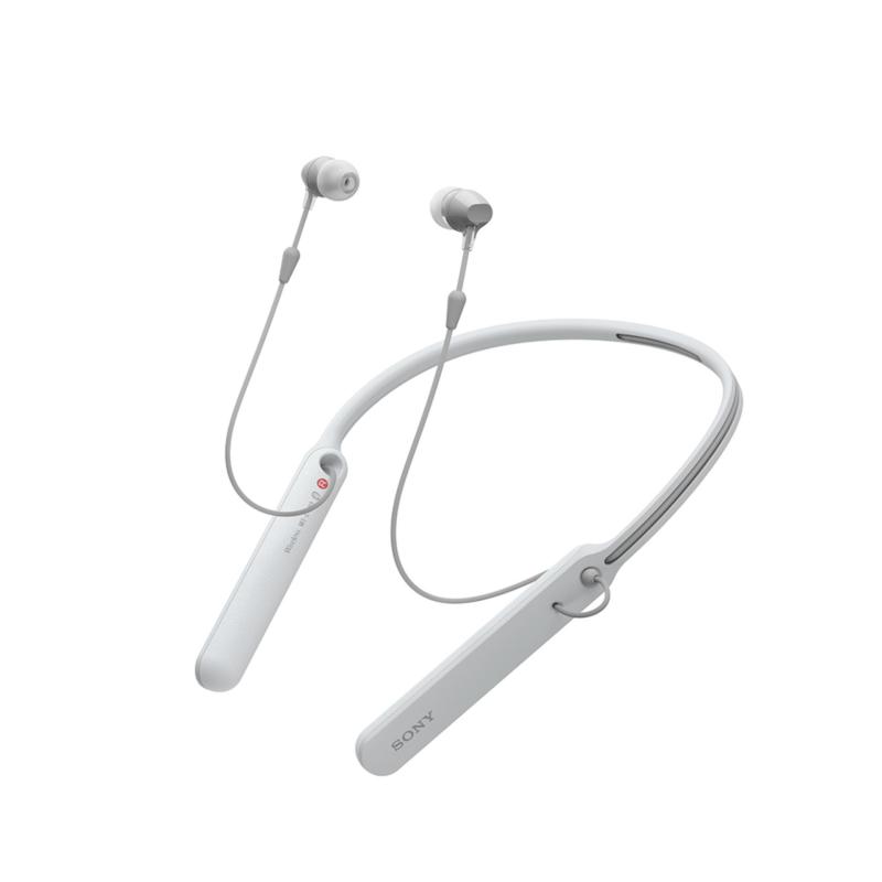 Sony Singapore WI-C400 Wireless Neckstyle In-Ear Headphones (White) Singapore
