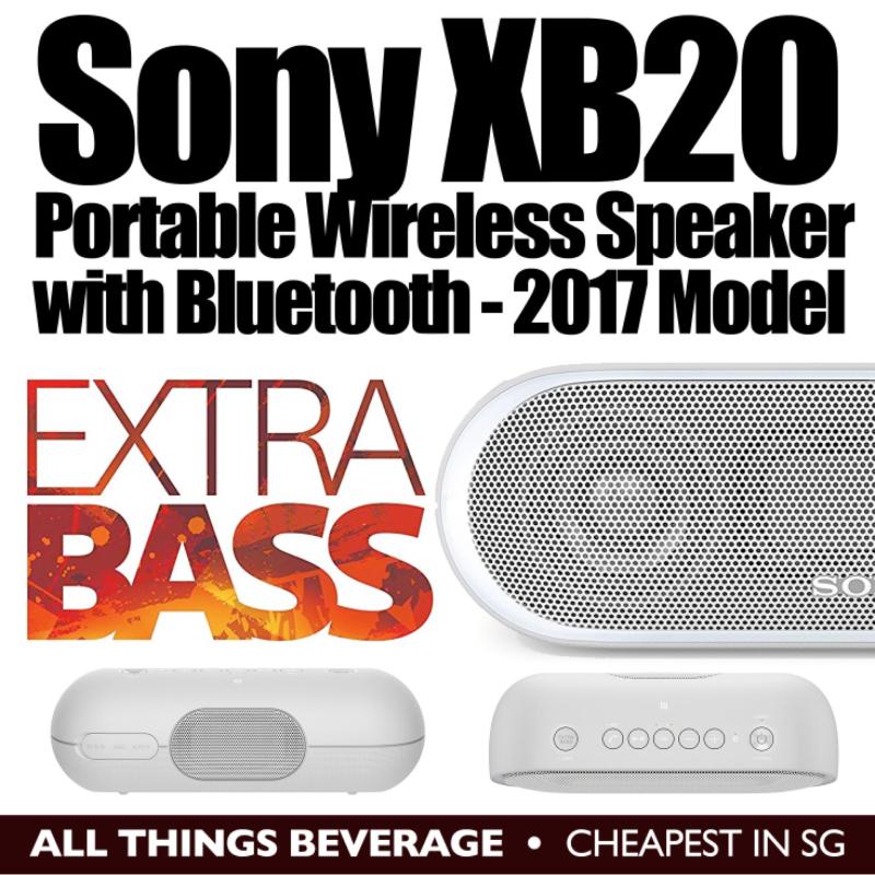 Sony XB20 Portable Wireless Speaker with Bluetooth, GREY (2017 model) Lowest Price Singapore