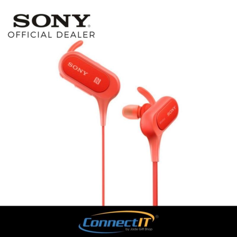 Sony XB50BS Wireless Bluetooth Sports Earphones (Red) Singapore