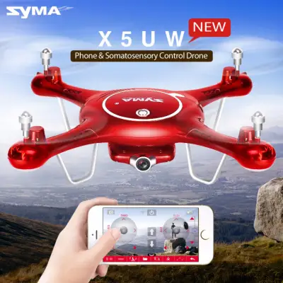 【SYMA】Newest 2.4G 4CH 6Axis RC Quadcopter With 2MP HD Camera Helicopters X5UW Drone 720P WIFI FPV