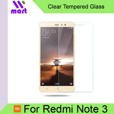 Tempered Glass Screen Protector (Clear) For Redmi Note 3