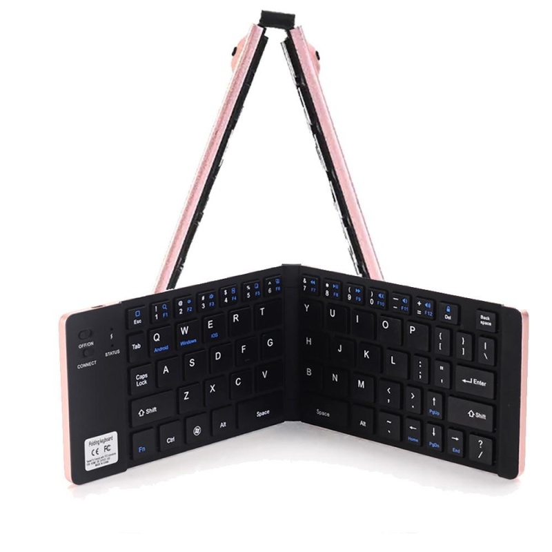Ultru Slim Folding Portable Wireless Bluetooth Keyboard For Tablet PC PK - intl Singapore