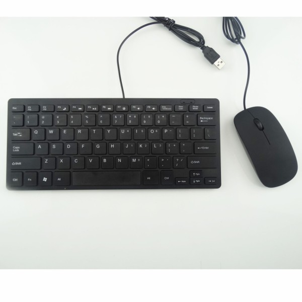 Wired Mini Mouse and Keyboard Sets of Ultra-thin Small Keyboard Set - intl Singapore
