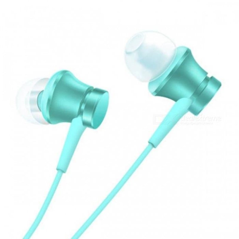 Xiaomi Piston Style 3.5mm Wired Earbud Earphone w/ Microphone - Blue - intl Singapore